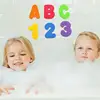 36Pcs Foam Bath Letters Play Set Foam Fun Letters Number Colorful Educational ABC Foam Bath And Shower Toys For 1-3 Baby 5