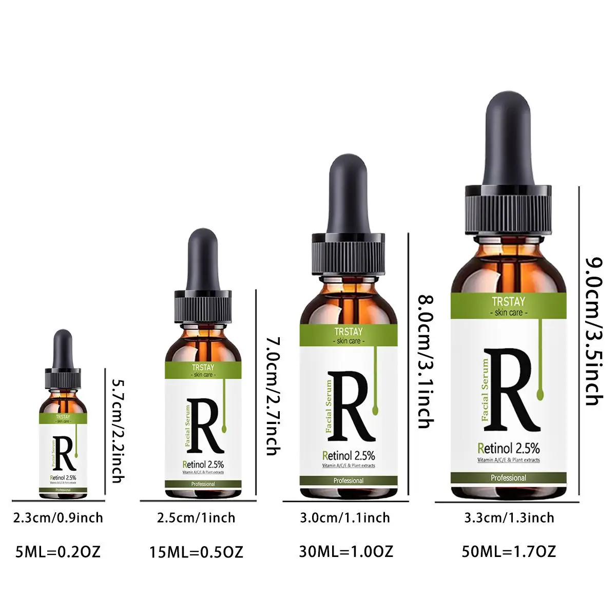 Retinol Serum Anti Wrinkle Fade Dark Spots Vitamin C Facial Serum Whiten Face Skincare Essence Skin Care Products 6