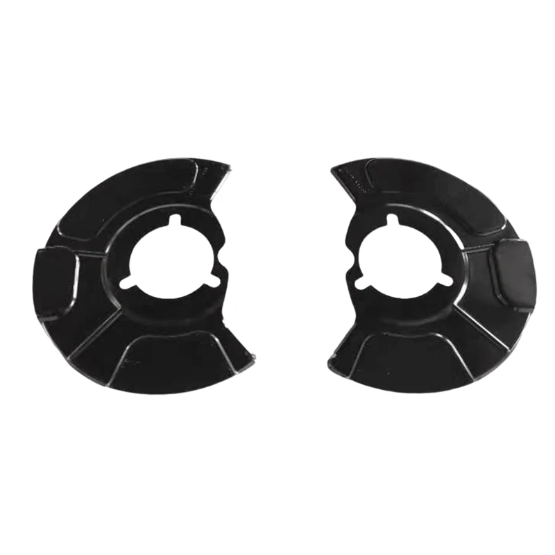 

2 PCS Car Front Brake Backing Plate 68257203AA 68257202AA Black Metal Car Accessories For Jeep Grand Cherokee 2011-2023