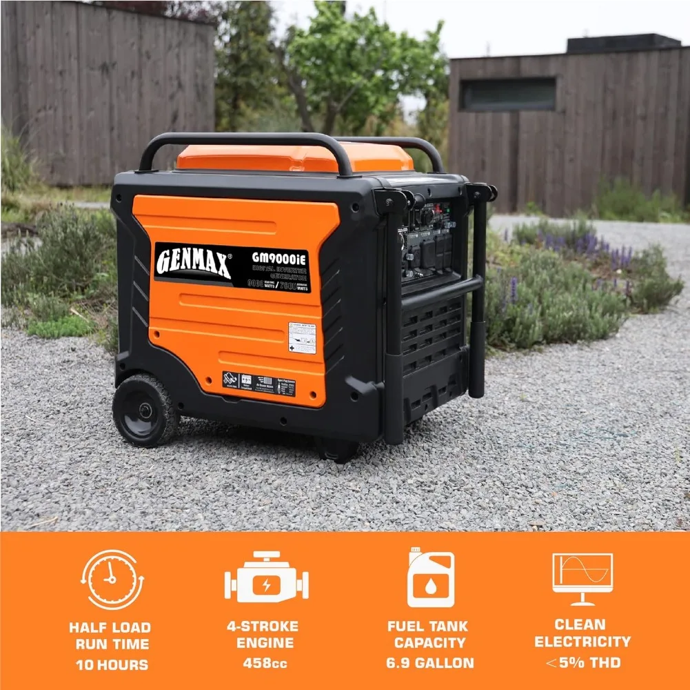 Generator EPA Compliant Eco-Mode Feature Ultra Lightweight Backup Home Use & Camping Easy To Carry And Use