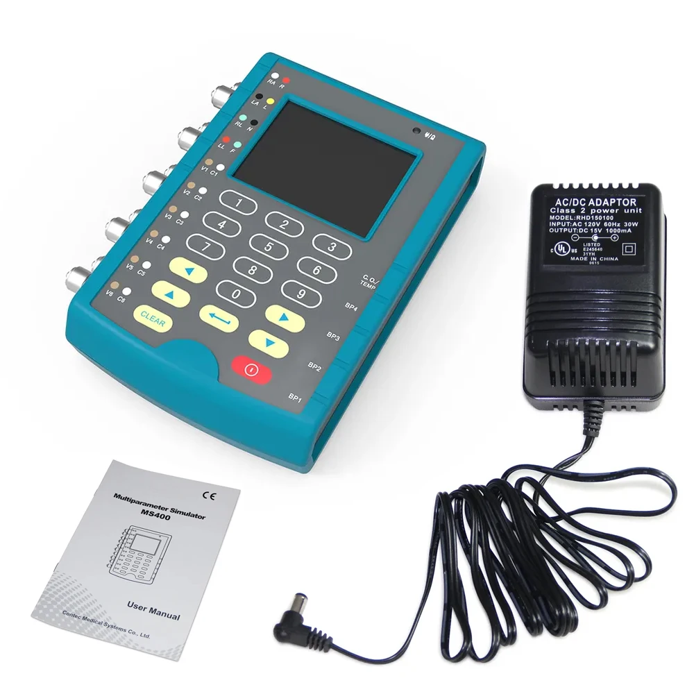 Contec MS400 Multi Parameter Patient Simulator ECG IBP Temperature Patient Simulator