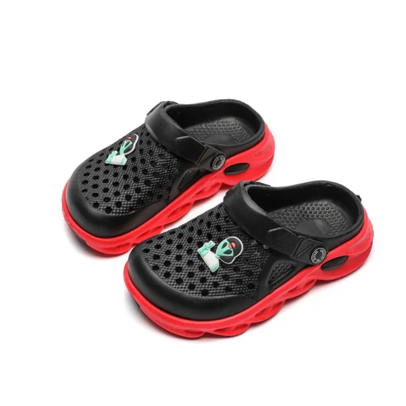 Ltolo Children Girl Boy Mules Clogs Kids Summer Crock candy Garden Beach Slippers Cave Hole Baby Shoes For Girls Boys 24-35