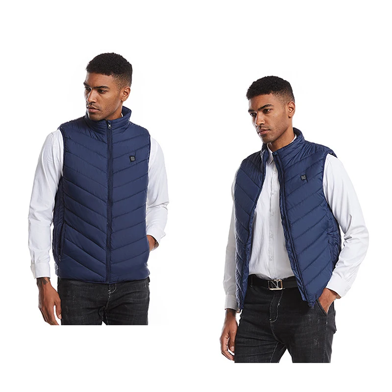 Waistcoat For Sports Hiking Oversized Men USB Infrared 17 Heating Areas Vest Thermal Jacket Men Winter Electric Heat