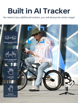 FeiyuTech SCORP Mini 2 All-in-One 3-Axis Handheld Camera Phone Gimbal Stabilizer for Sony GoPro iPhone 16 AI Tracker 6