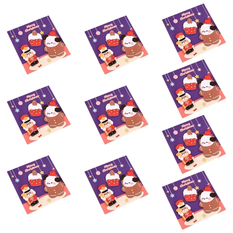 

Cartoon Christmas Sticky Notes Mini Notes Paper 20 Sheets/Pad Pocket Notes Pad Reminder on Calendar, Fridge, Computer