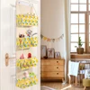 Storage Bag on Door Storage Bag, Multi-functional Fabric Hanging Bag Plush Toy Makeup Storage Suitable for Bedroom Dormitory 6