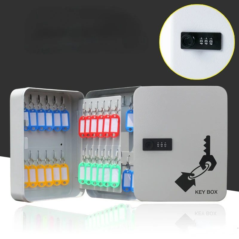 Serratura A Combinazione Di Sicurezza Con Password Dell'Organizzatore Della Scatola Segreta Di Immagazzinaggio Delle Chiavi A Parete Cassaforte Per Ch