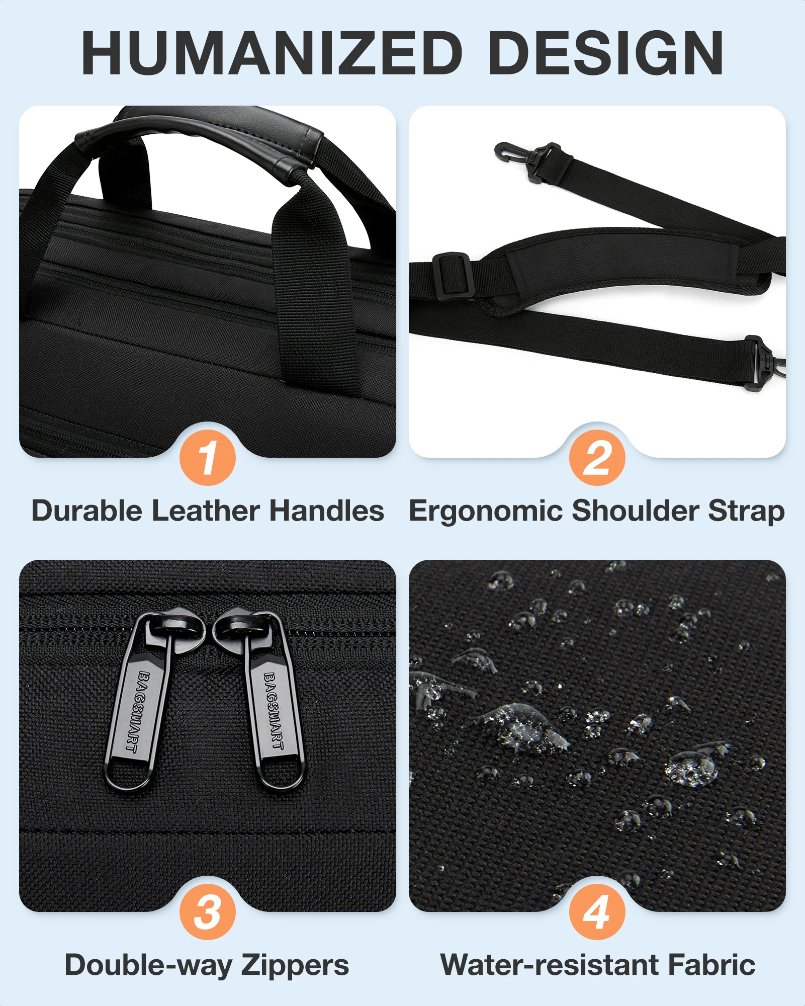 bombes extensible pour ordinateur portable pour sac sac lancé pour ordinateur pouces