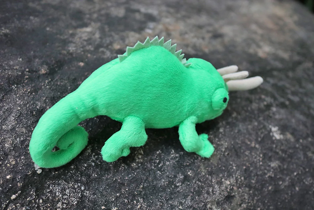 19cm Long Lifelike Jackson Chameleon Plush Toys Soft Mini Chamaeleo  Jacksonii Lizards Stuffed Animals Toy Gifts| | - AliExpress
