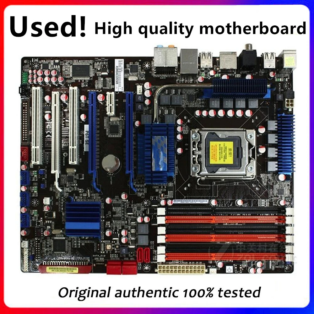 Per P6T Se Usato Originale Per Intel X58 Socket Lga 1366 Ddr3 Scheda Madre Lga1366 Mainboard