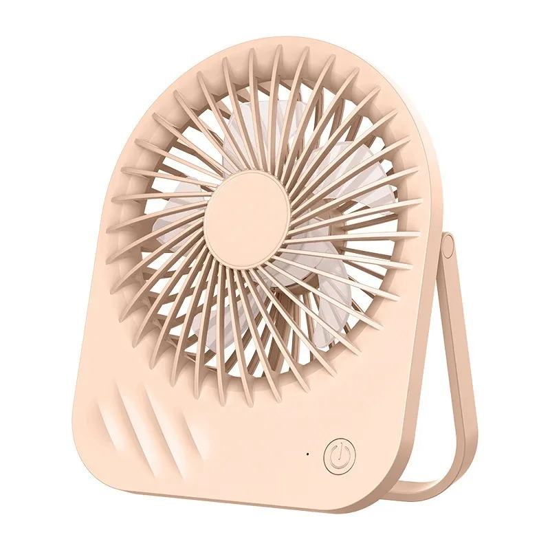 USB Portable Fan New Rechargeable Models of Long-lasting Wind Power Ultra-quiet Outdoor Folding Handheld Super-bo Desktop Fan