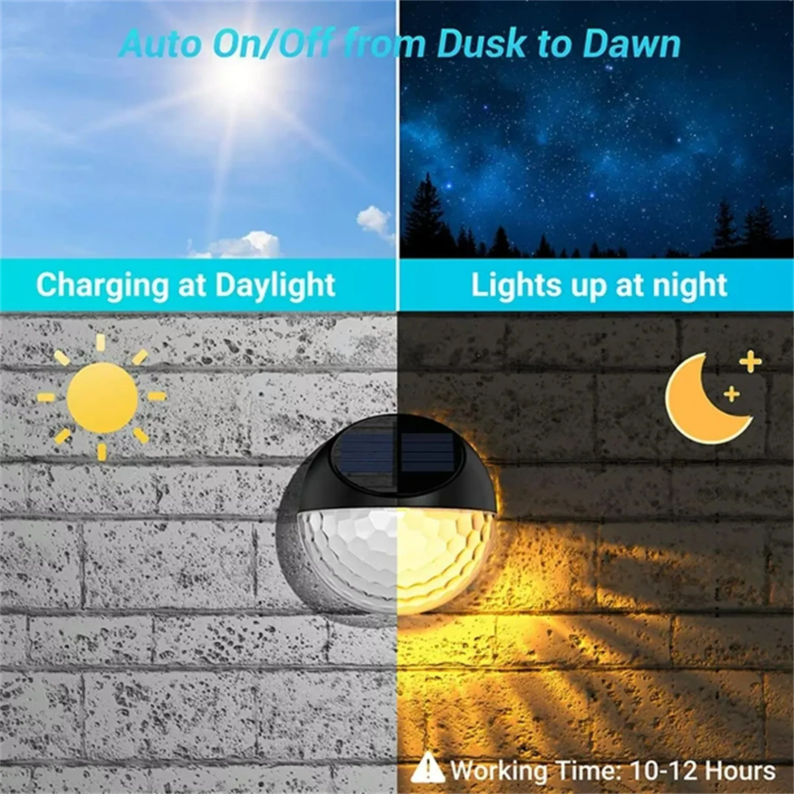 

2/4/8 шт., водонепроницаемые светодиодные фонари на солнечной батарее