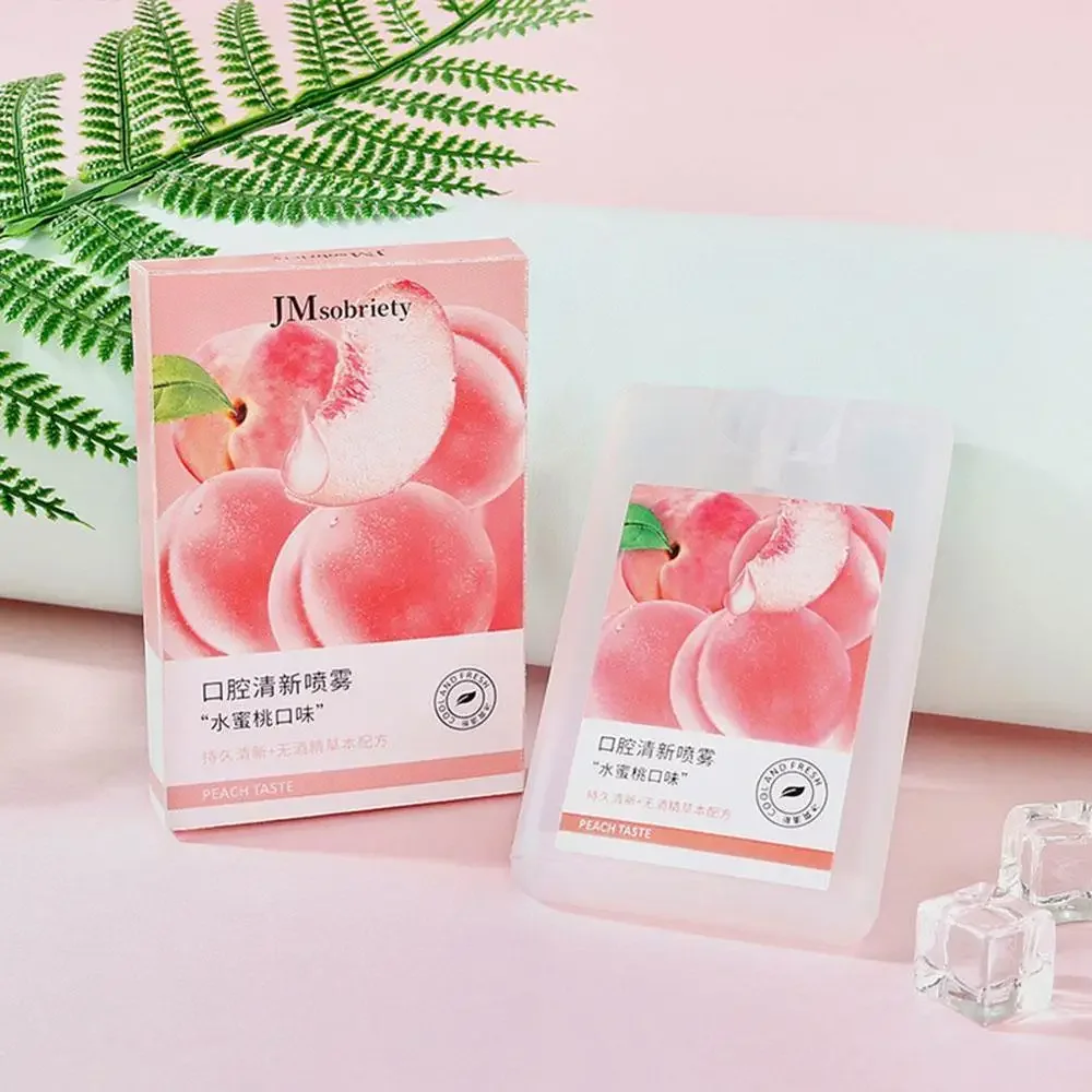 Honey Peach Spray Breath Freshener Mouth Spray Odor Remove Bad Treatment Refresher Fresh Breath Smoke