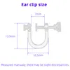 Transparent Resins Screw Ear Clips Earrings Findings Resins Plastic Earring Clips Base Connectors DIY Jewelry Accessories 6