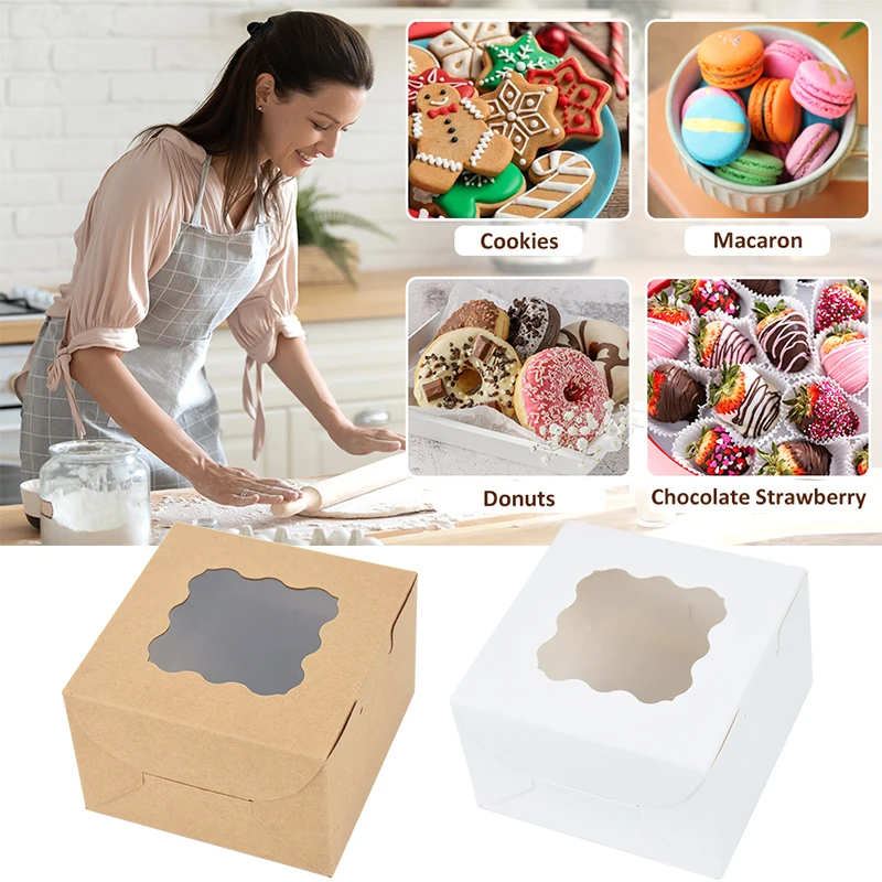 FINALLY! Kraft Window Boxes That Make Your Bakery Sales EXPLODE | Wedding & Party E... - SKU KPBB1745 - UGI Packaging