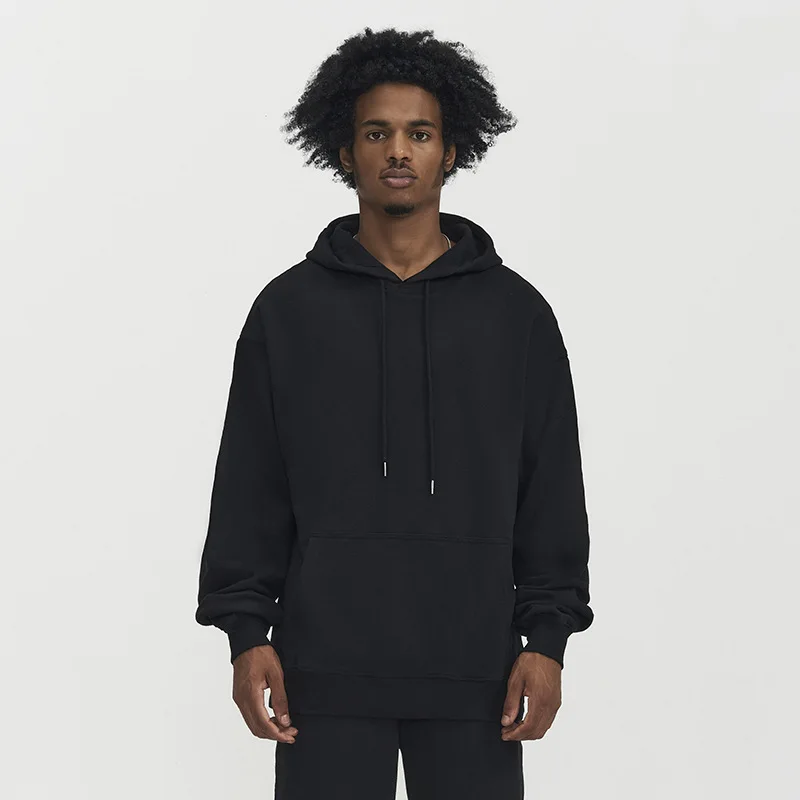 

414 Street Culture High Street Hooded Mens Womens Hoodies Heavyweight 370G Pullover Casual Hip Hop Oversize Loose Sweatshirts