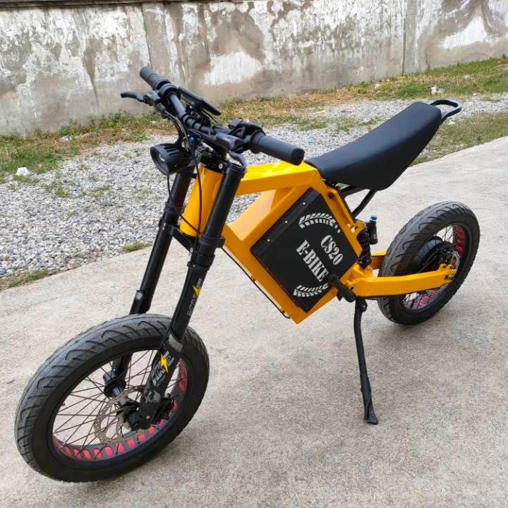 New CS20 72V 12000W Electric Mountain Bike Aluminum Frame Stealth Bomber Electric Bike