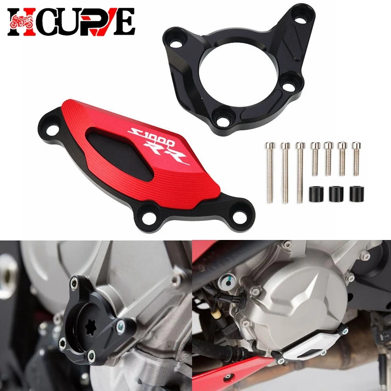 

Motorcycle CNC Engine Stator Case Guard Cover Frame Slider Protector For BMW S1000R S1000XR S1000RR S1000 R XR RR 2015-2018