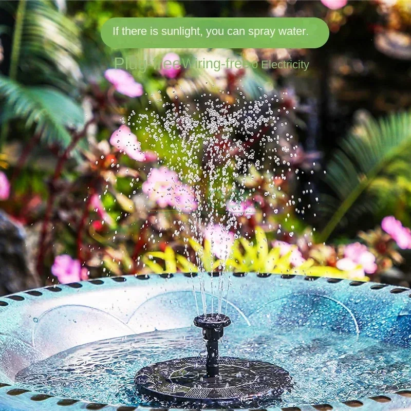 Outdoor Solar Fountain Swimming Pool Solar Fountain Pump Device Is A Must-have for Summer Suitable for Ponds and Gardens