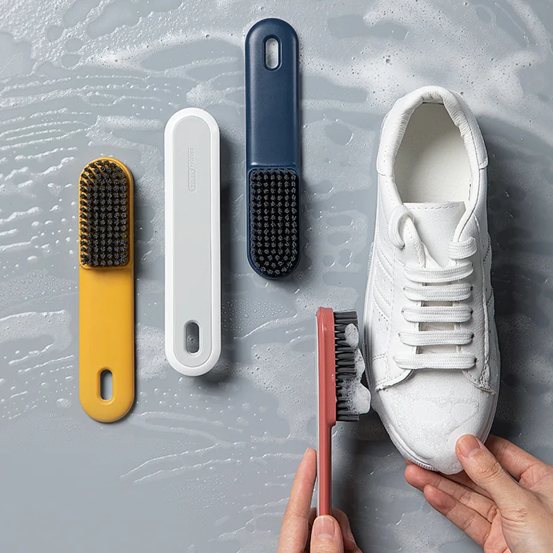 

Flexible Plastic Laundry Handle Soft Hair Brush Cleaning Brush Clothes Cleaner Washing Scrub Brush Cleaning Tools Household