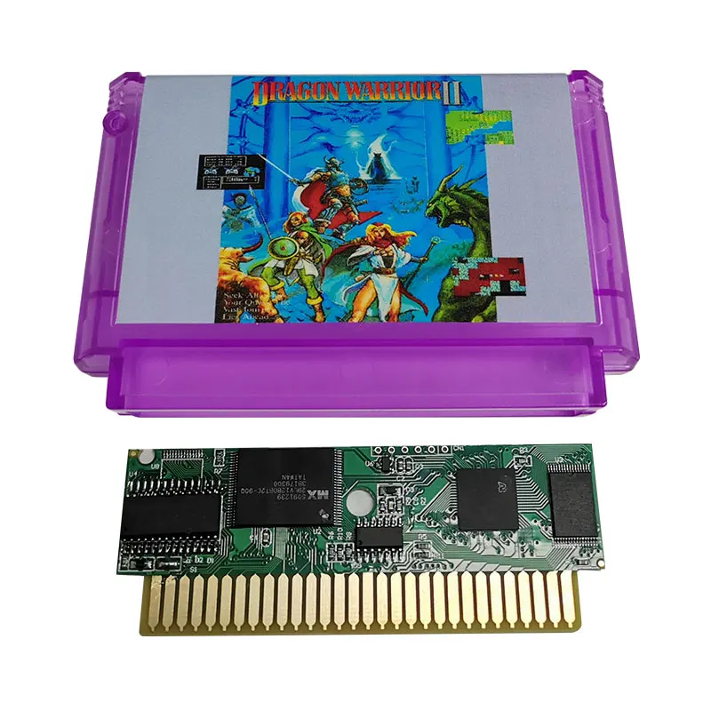 

Игровой картридж Dragon Warrior 2 NES, 8 бит, 60 контактов