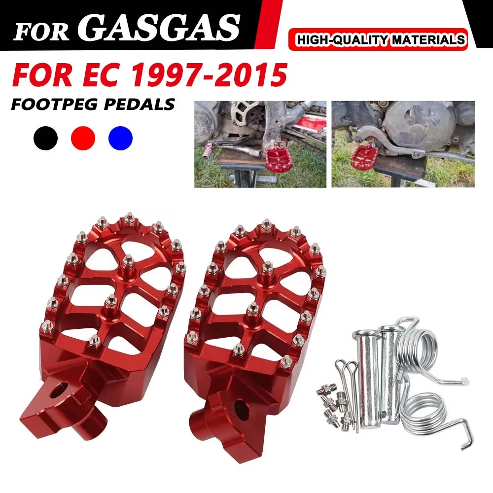 FootRest Footpeg Foot Pegs Rests Pedals For GasGas Gas Gas EC 50 125 200 250 300 450 515 EC50 1997-2015 Motorcycle Accessories motorcycle accessories,motorcycle footrests,motorcycle foot pedals