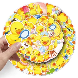 Cute Duck Waterproof Decorative Stickers - 51PCS Set (51PCS)