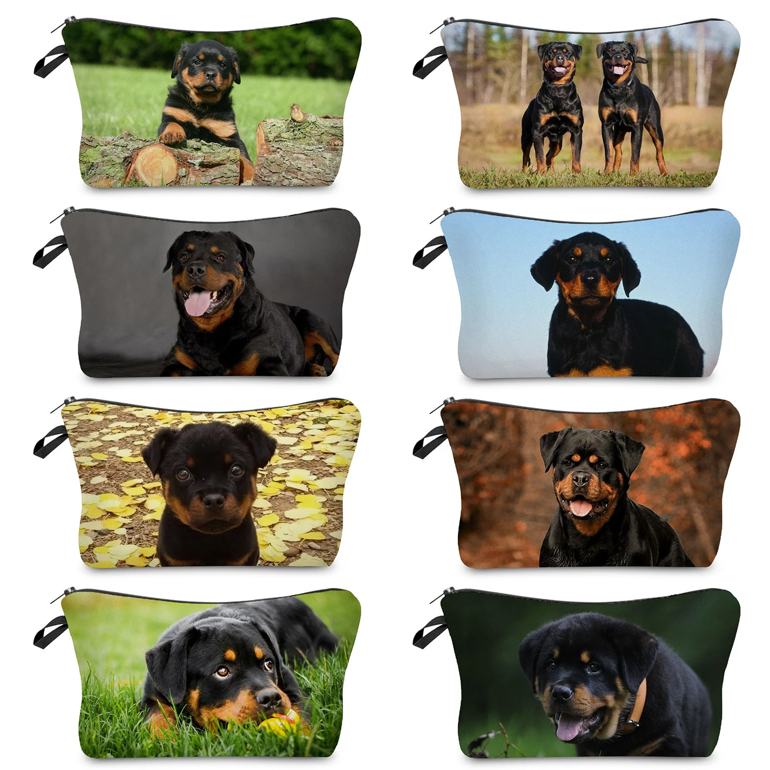 

Пляжный дорожный набор туалетных принадлежностей Rottweiler, модная женская косметичка с 3D принтом собаки, женская косметичка, женская косметичка, органайзер, портативный