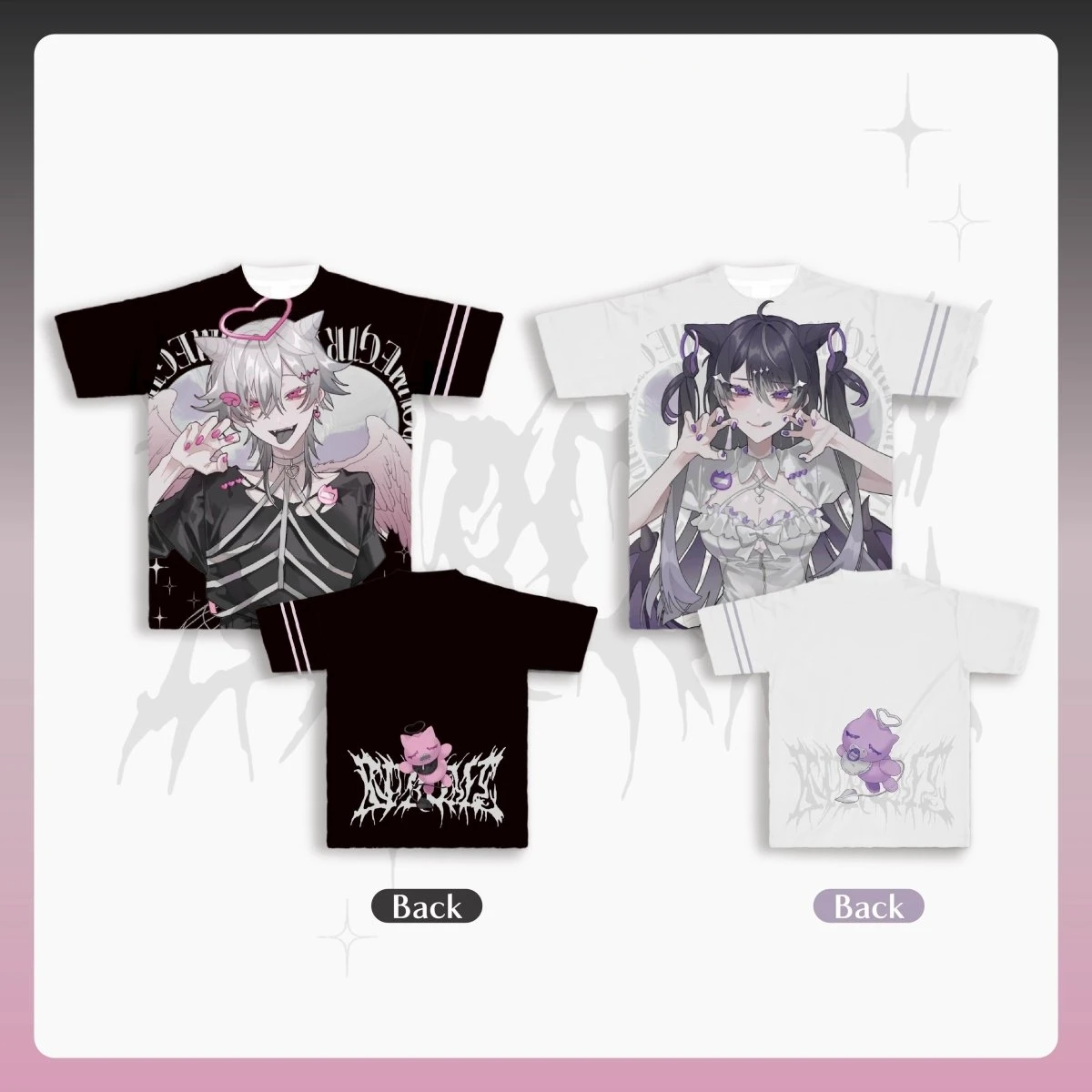 2026 Neueste Original Yandere-Style Paar-Kurzarm-Y2K-T-Shirts für Erwachsene und Kinder, Harajuku Ästhetik, Süße Coole Bedruckte Oberteile