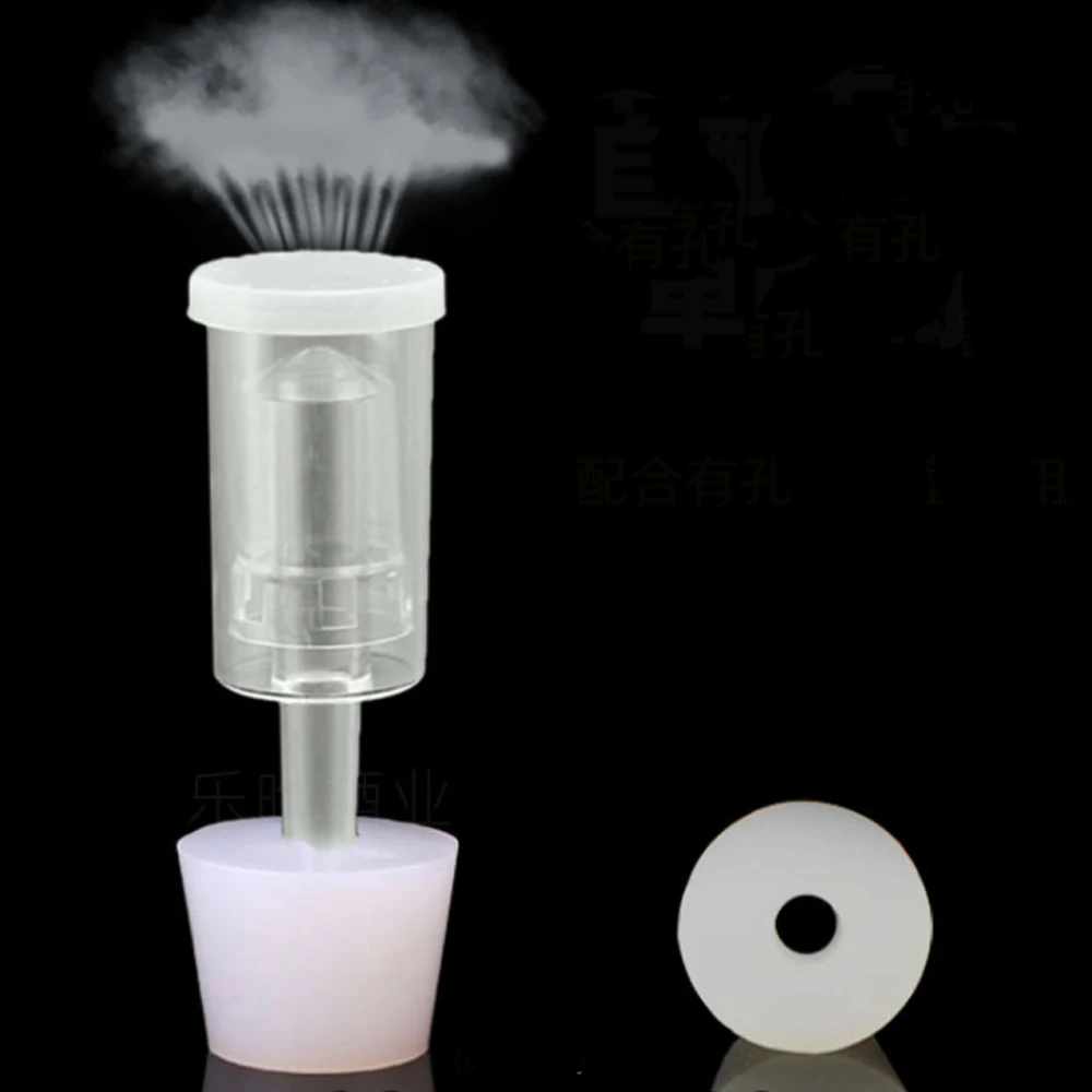 One-Way Air lock Brewing Water sealed Exhaust Airlock Home brewing tool 3-piece airlock with rubber cushion