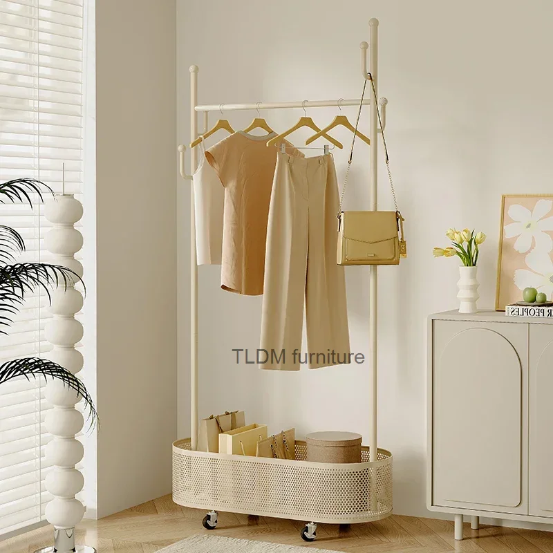 

Storage Coat Clothing Rack White Cupboard Shelf Bedroom Commercial Clothing Rack Modern Colgadores De Ropa Hallway Furniture