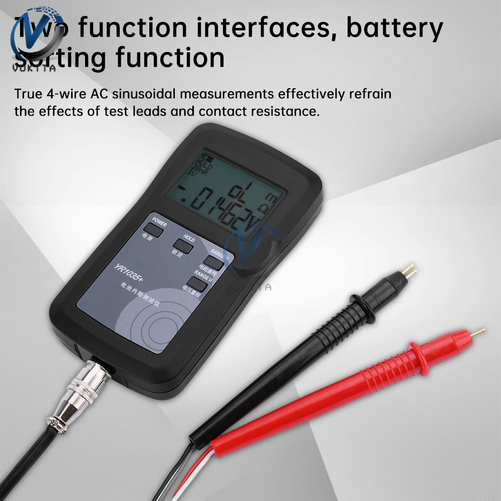 YR1035+ YR1030+ High Precision Lithium Battery Internal Resistance Tester 4-Wire Battery Tester for Electric Vehicle Group 4
