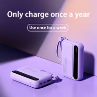 500000mAh Power Bank Large Capacity 4 In1 Cables Intelligent Digital Display Light Portable Powerbank For iPhone Huawei Xiaomi - Image 6