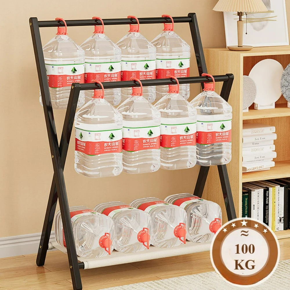 Clothes rack Floor Folding Clothes Hanger Multi-storey Simplicity Indoor Clothes Racks Bedroom Dormitory Cloth Rack Simple Folding Coat Rack