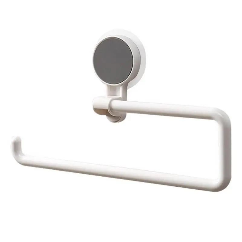 

Держатель для бумажных полотенец на клейкой основе, вращающийся держатель для бумажных полотенец на нижней полке, без перфорации, подставка для хранения кухонных полотенец