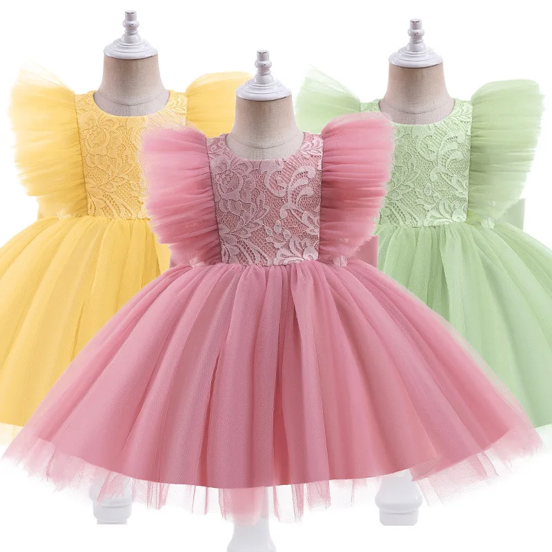 Girls Tulle Bowknot Tutu Dress Tulle Dresses Children Bowknot Baby Girl Dress Aliexpress