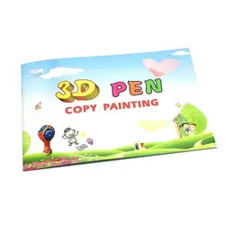 Art Craft Creative 3D Pen Tool for Kids with Drawing Stencils and 3D Printing Activity Book (13 Patterns)