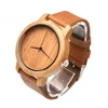 Mens Handmade Casual Fashional Mens Wristwatcheses Quartz Movement Analog Wood Watch Wristwatch 1