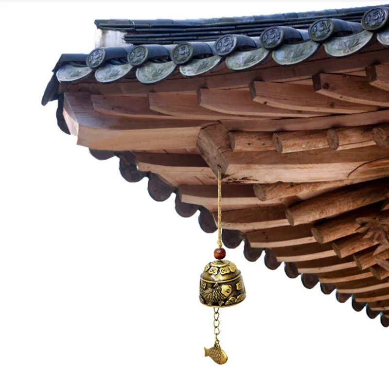 Arrival Wind Chimes Chinese Dragon Fish Feng Shui Bell Blessing Good