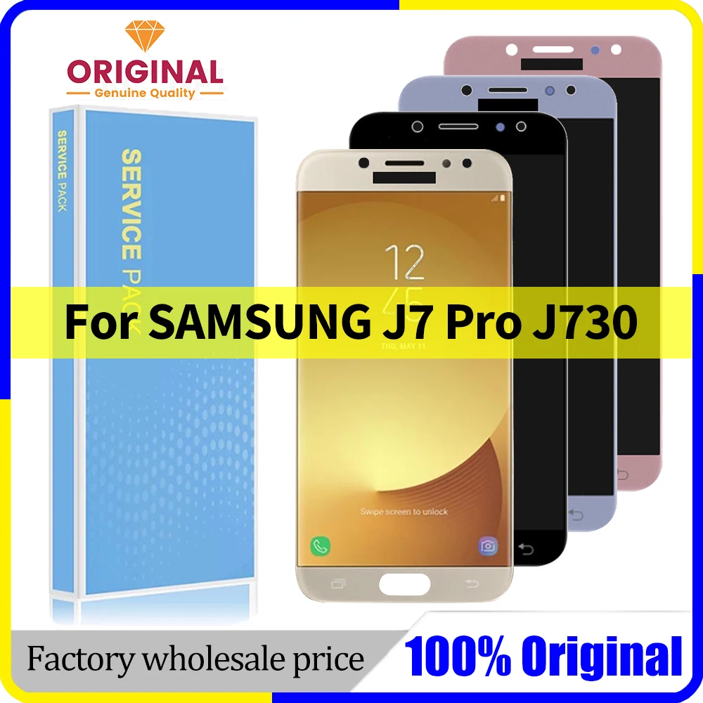 100-Original-Display-for-Samsung-Galaxy-J7-Pro-2017-SM-J730F-J730FM ...