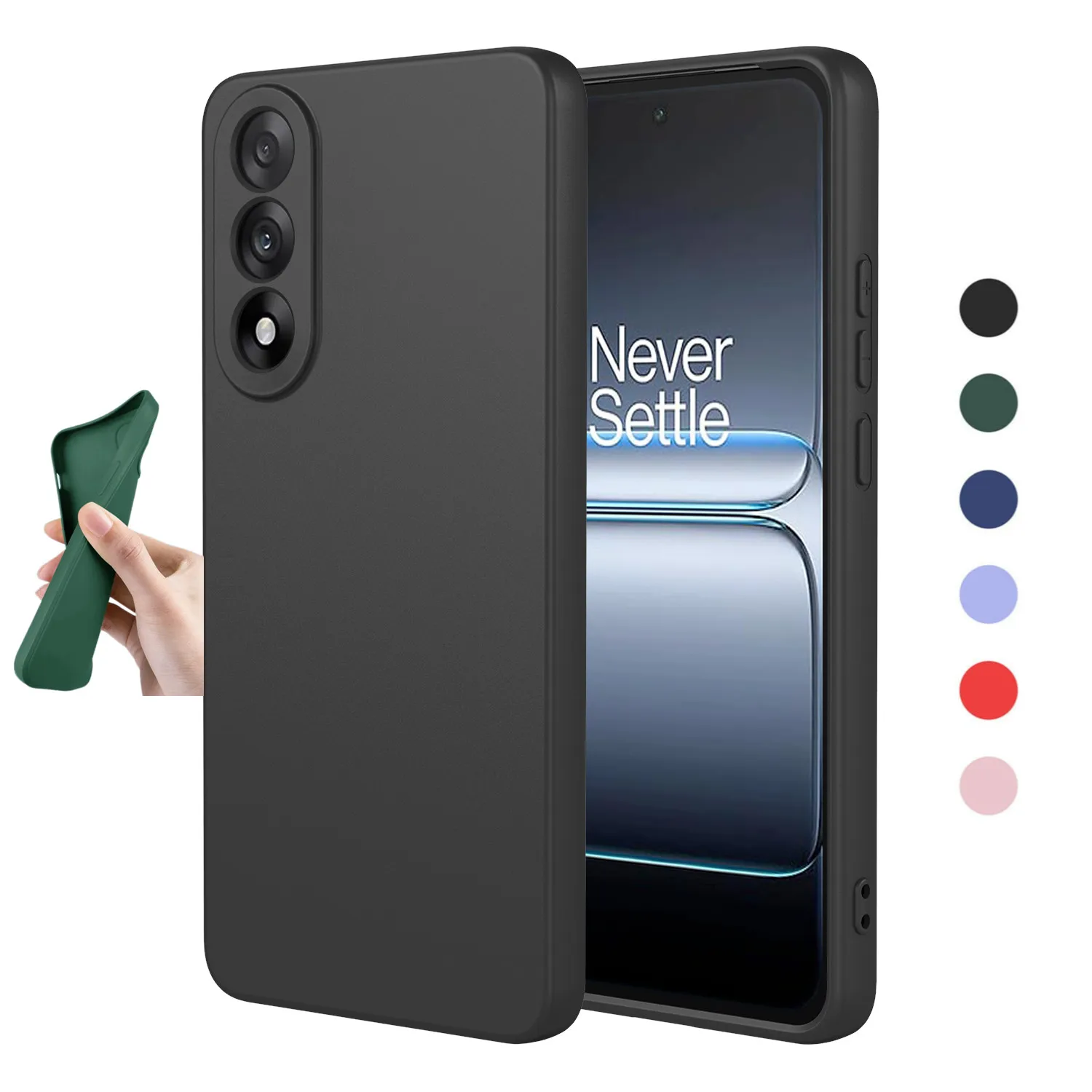 RanTuo Cover per OnePlus Nord CE 2 5G Etui Custodia, con Slot per Schede, Staffa Incorporata, Custodia Flip Cover in Pelle PU per OnePlus Nord CE 2 5G .(Rosso