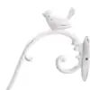 Cast Iron Bird Statue Wall Plant Hanger Length 25cm Decorative Patio Decoration 5