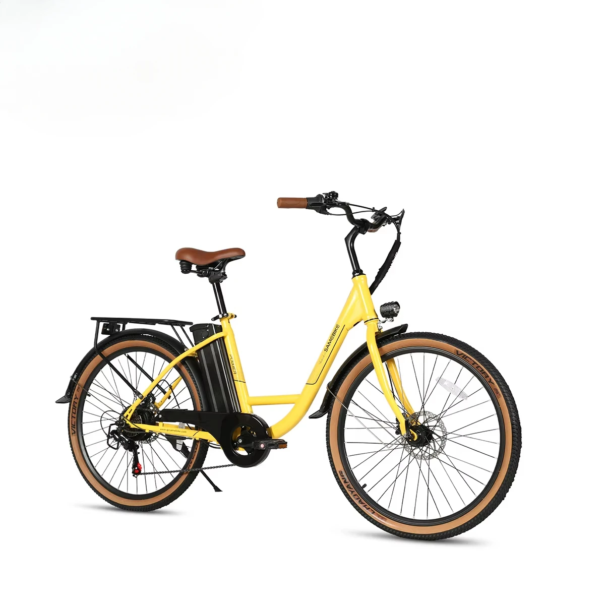 City Style TDE10Z 7 Speed Smart Controller Electric Bike 250W 36V 10.4ah Removable Battery Adult City Commuter Electric Bicycle