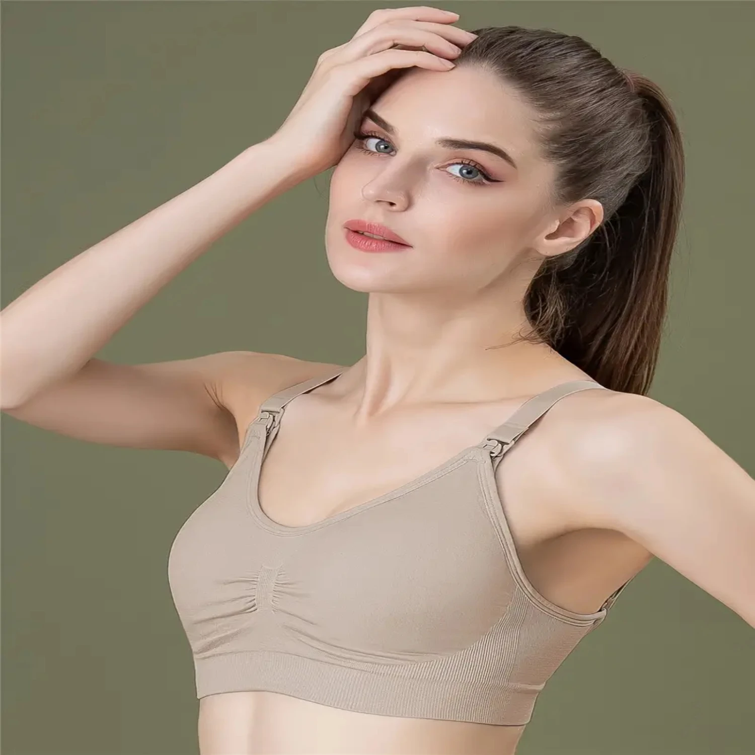 Maternity Nursing Push Up No Steel Ring Nursing Bra Maternity Wear