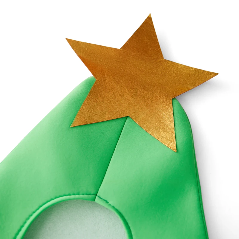 Festive Green Christmas Tree Costume for Adults Holiday Party Cosplay Outfit for Men and Women Christmas Tree Dress Up