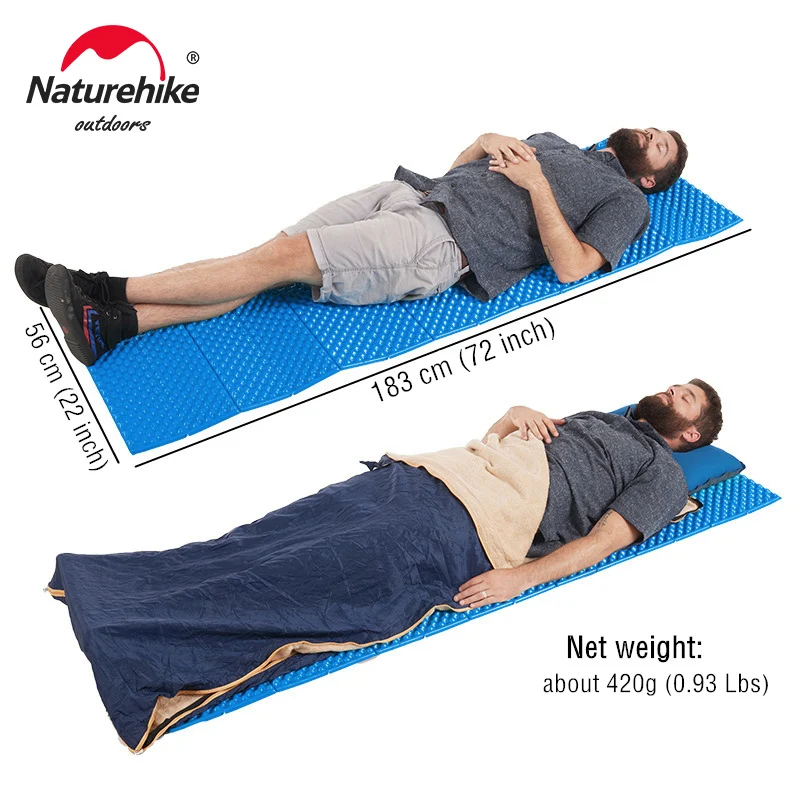 Naturehike Camping Moistureproof Mat Sleeping Pad Ultralight Foldable Travel Hiking Sleeping Cushion 5