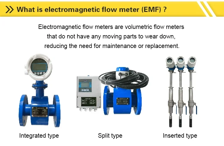 DN100 Mag Flow Meter Electromagnetic Flow Measurement Flow Sensor Transmitter