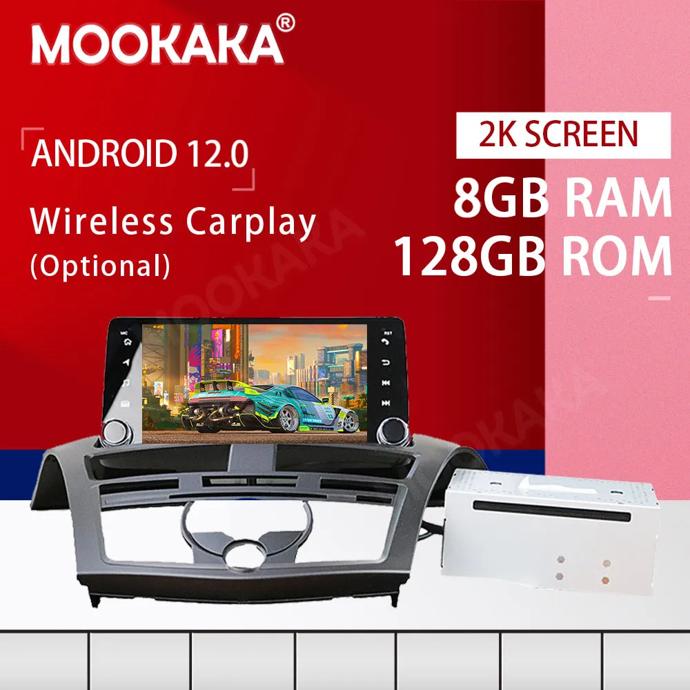 

Для Ford BT50 2013-2018 8 + 128 ГБ Bluetooth Радио беспроводной Carplay Android 12,0 мультимедийные плееры аудио GPS навигация головное устройство