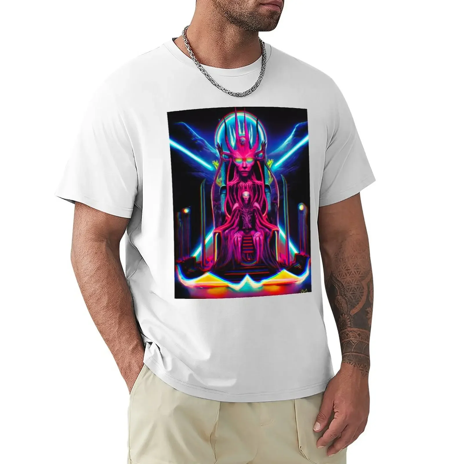 

The Watcher' T-Shirt plus sizes shirts graphic tees Men's cotton t-shirt