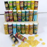 New 1/6 Scale Miniature Dollhouse Snack Potato Chip Food for Barbies blyth ob11 dolls  Play Kitchen Toy Birthday gift accessory 1